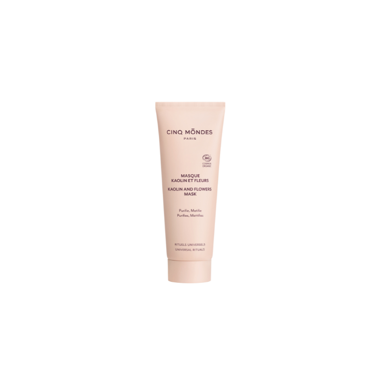 Masque Kaolin et Fleurs